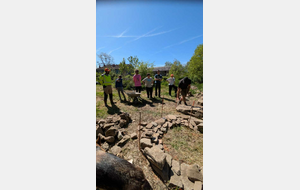 Le chantier avec les muraillers